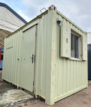 12 x 8 ft | Canteen / Office | Building Site Accommodation | Portable Anti-Vandal Cabin | Reduced | No 1253