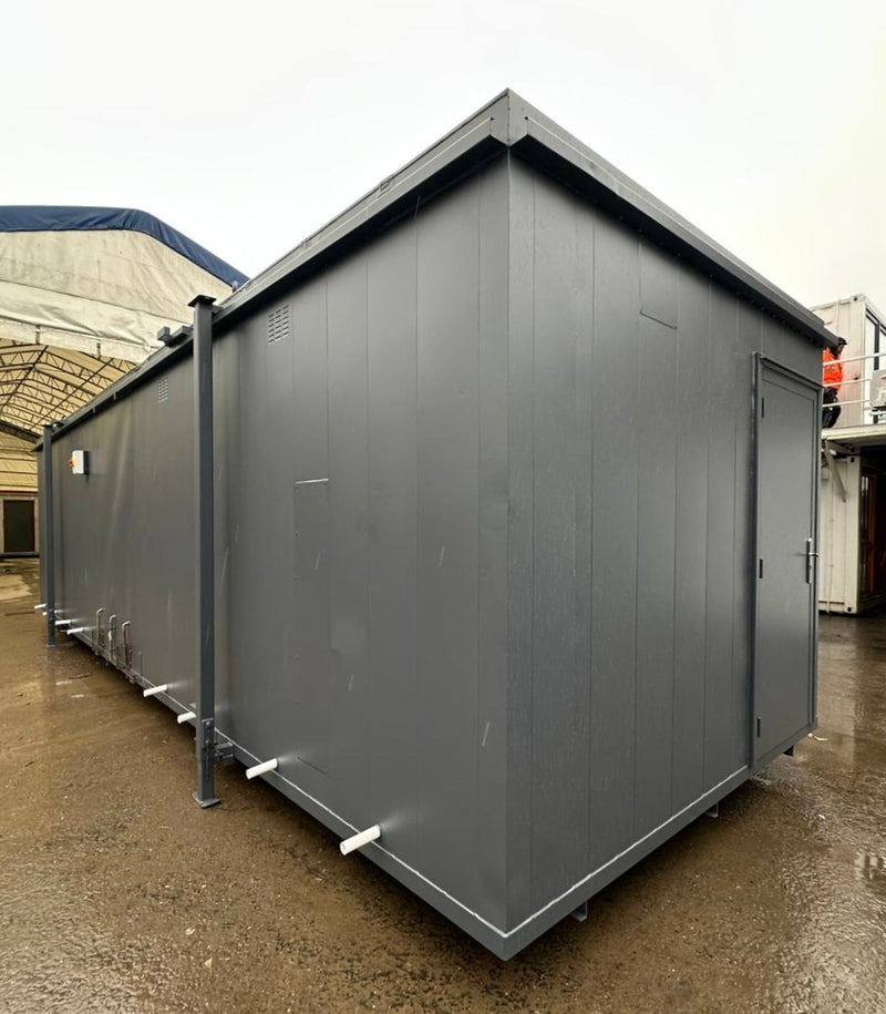 32x10ft | CUSTOM | Cabin / Container | 8 Bay Shower Block | Portable Anti-Vandal Building | Welfare | No 1063