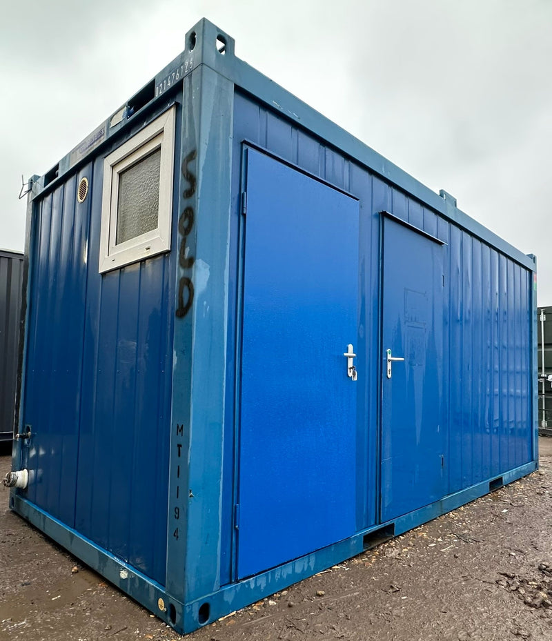 16 x 8 ft | 3 + 1 Toilet Block | Portable Building | Site Accommodation | Reduced | No 1233