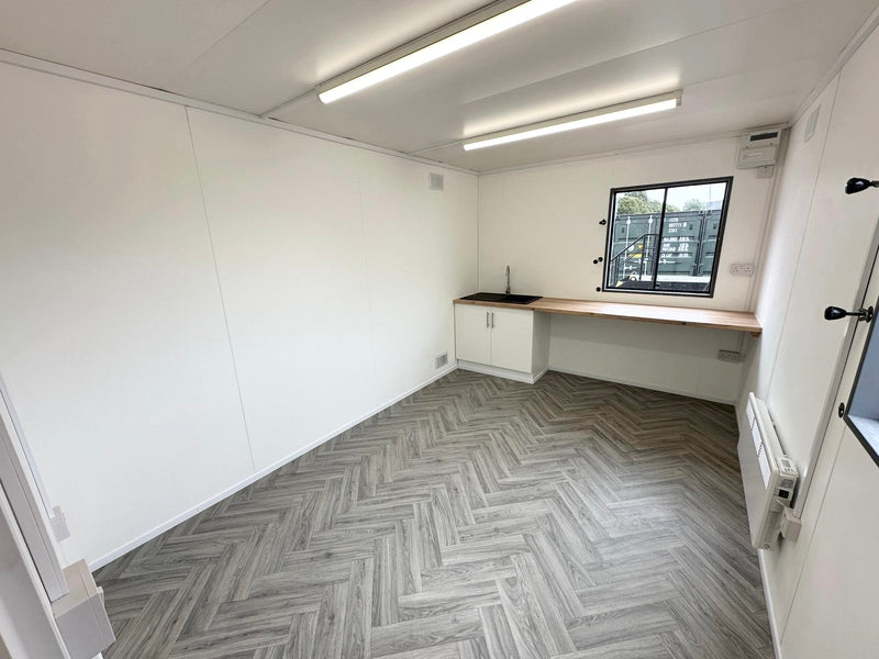 32x10Ft | Canteen / Office Cabin With Store Room | 50/50 Split | No 1477