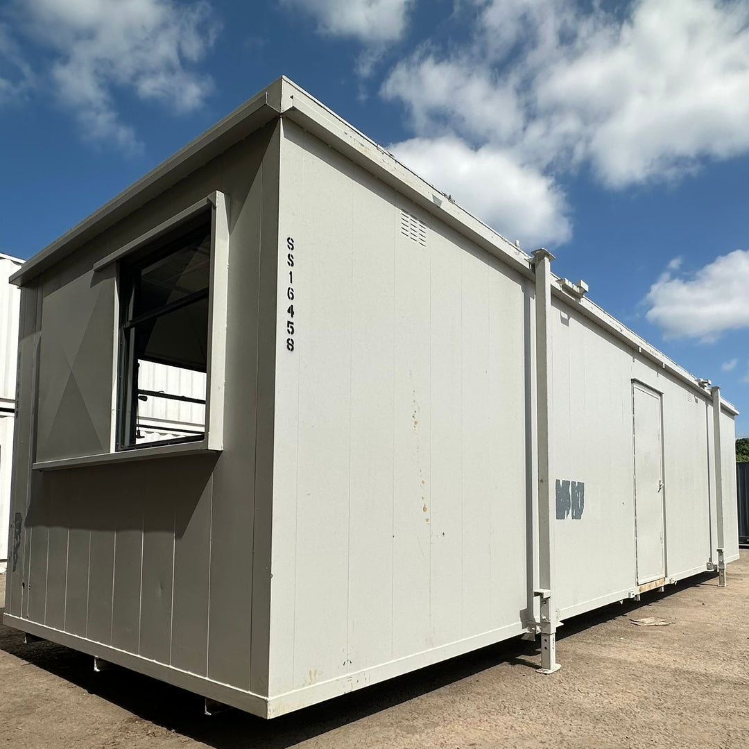 32x10ft | Canteen / Office | Portable Anti-Vandal Cabin | Building Site Accommodation | Reduced | No 1473