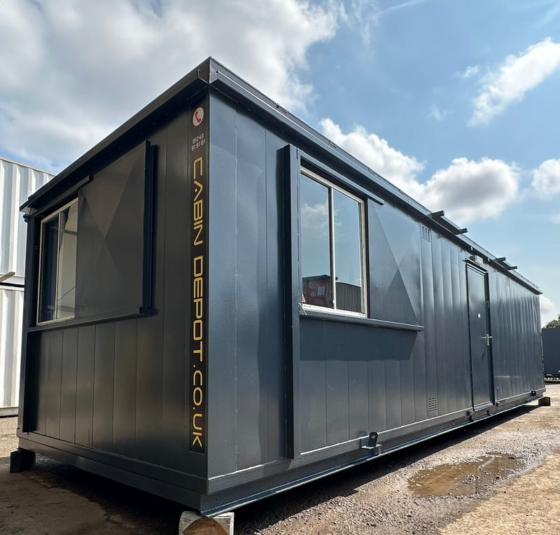 32x10ft Cabin | Open Plan Canteen / Office | Anti-Vandal | Site Accommodation | No 1208