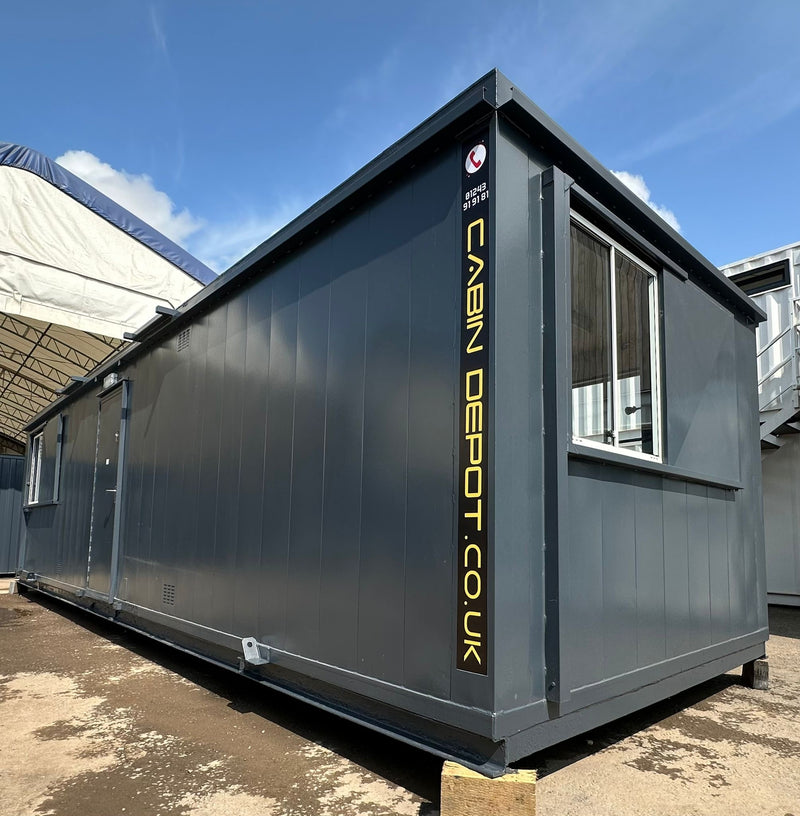 32x10ft Cabin | Open Plan Canteen / Office | Anti-Vandal | Site Accommodation | No 1208