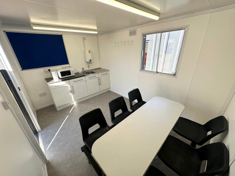 24x9ft | Static Welfare | Office, Toilet, Canteen, Generator Room | Portable | Anti-Vandal | No 1221