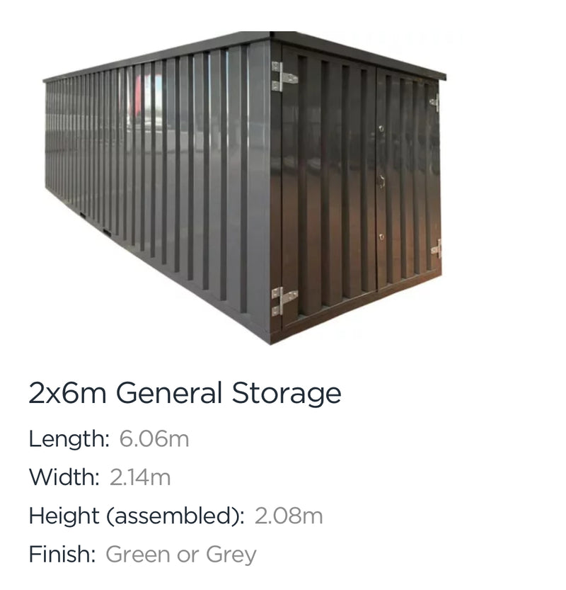 3m-6m Flat Pack Storage Solutions | Flat Pack Containers