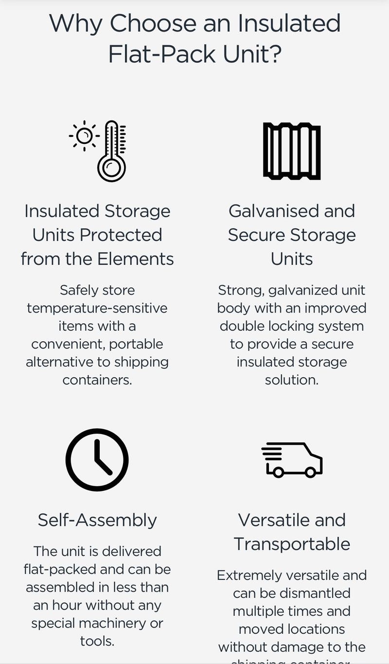 Insulated Flat Pack Containers | Insulated Flat Pack Storage Solution