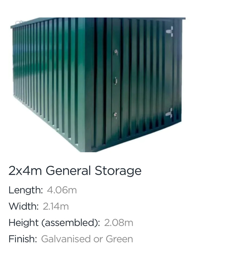 Flat Pack Storage Containers | Anti-Vandal Flat Pack Secure Stores