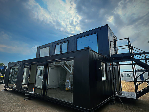 3 Bay | 32x10ft | Cabin Office Complex | Modular Portable Office | Container Conversion