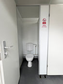 16 x 8 ft | 3 + 1 Toilet Block | Portable Building | Site Accommodation | Reduced | No 1793