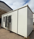 20x7.5ft | Office / Canteen | Building Site Accommodation | Portable Anti-Vandal Cabin | Reduced | No 1818