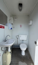 Double Toilet Block | Male & Female WC | 8x5 Ft | Portable Toilet Block | 1+1 Toilet Block | No 1542