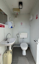 Double Toilet Block | Male & Female WC | 8x5 Ft | Portable Toilet Block | 1+1 Toilet Block | No 1542