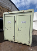 Double Toilet Block | Male & Female WC | 8x5 Ft | Portable Toilet Block | 1+1 Toilet Block | No 1542