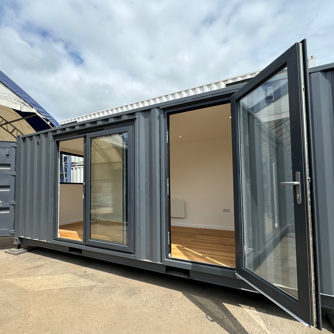 20x8ft CUSTOM SHIPPING CONTAINER CONVERSION | Portable Building | Garden Office | No 1239