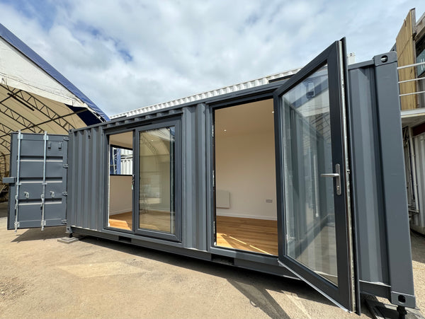 20x8ft CUSTOM SHIPPING CONTAINER CONVERSION | Portable Building | Garden Office | No 1239