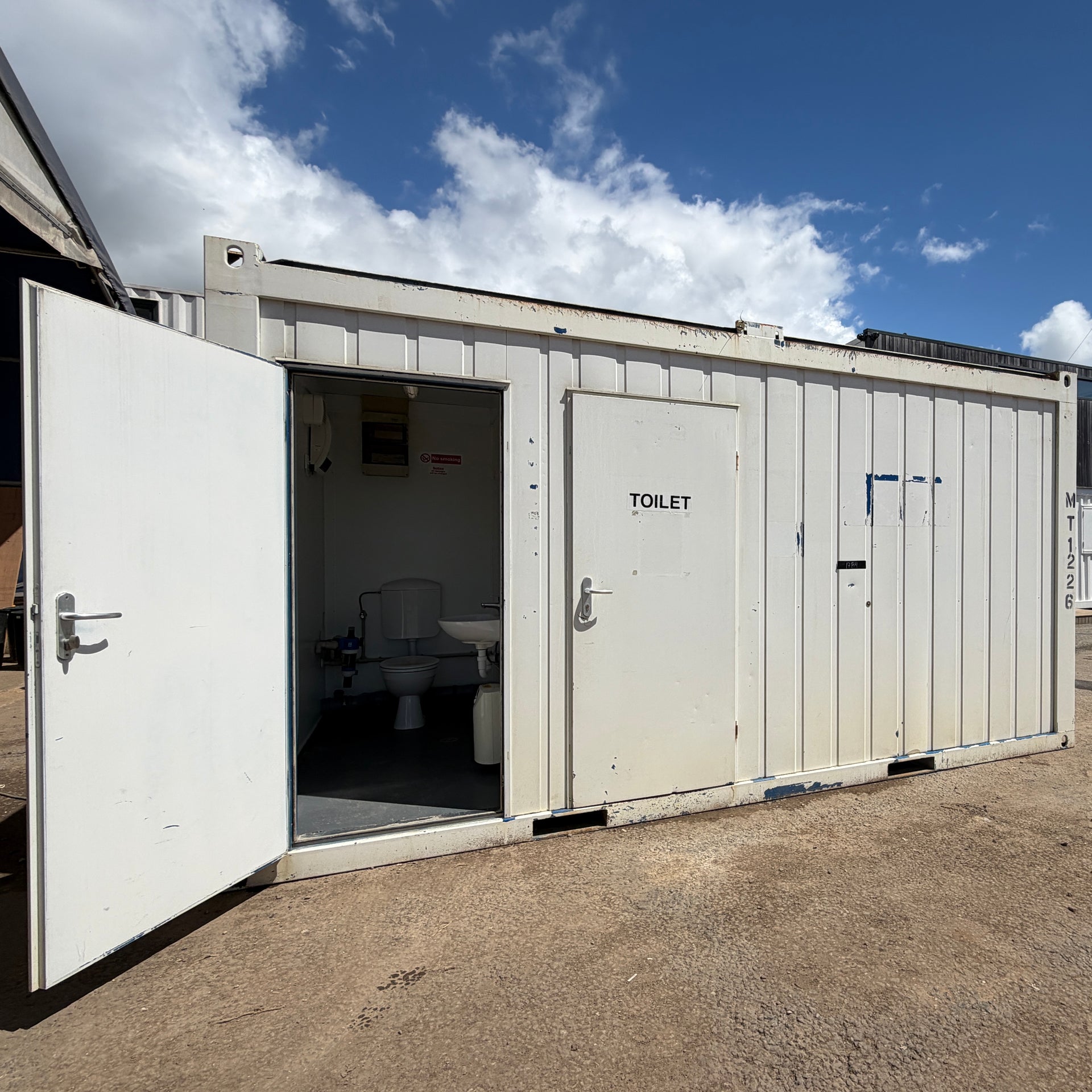 16 x 8 ft | 3 + 1 Toilet Block | Portable Building | Site Accommodation | Reduced | No 1784