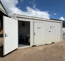 16 x 8 ft | 3 + 1 Toilet Block | Portable Building | Site Accommodation | Reduced | No 1784