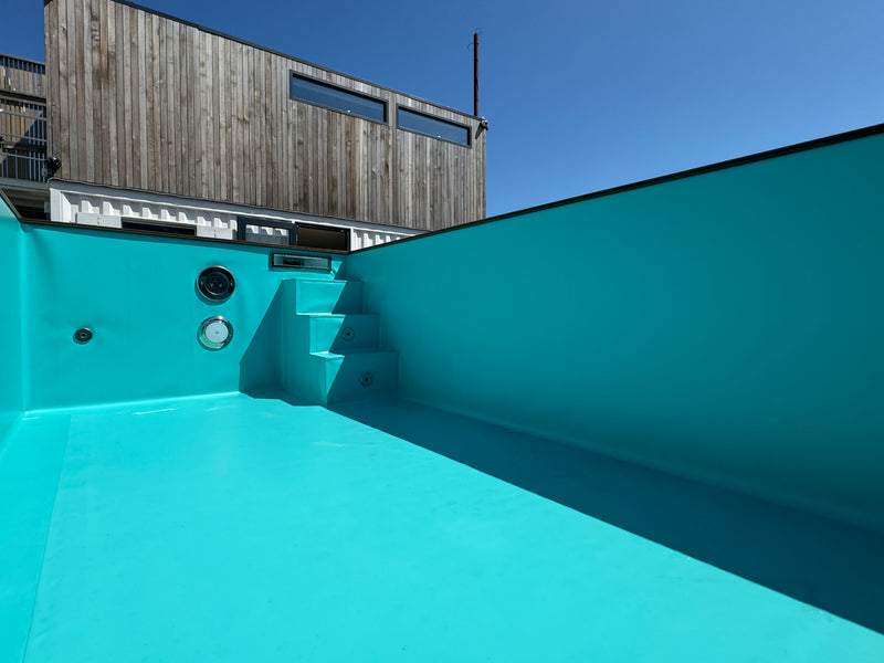 6M / 20ft | Container Swimming Pool | Portable Swimming Pool | Outdoor Pool | Swim Jet | Caribbean Blue