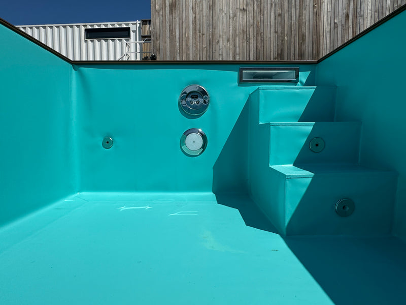 6M / 20ft | Container Swimming Pool | Portable Swimming Pool | Outdoor Pool | Swim Jet | Caribbean Blue