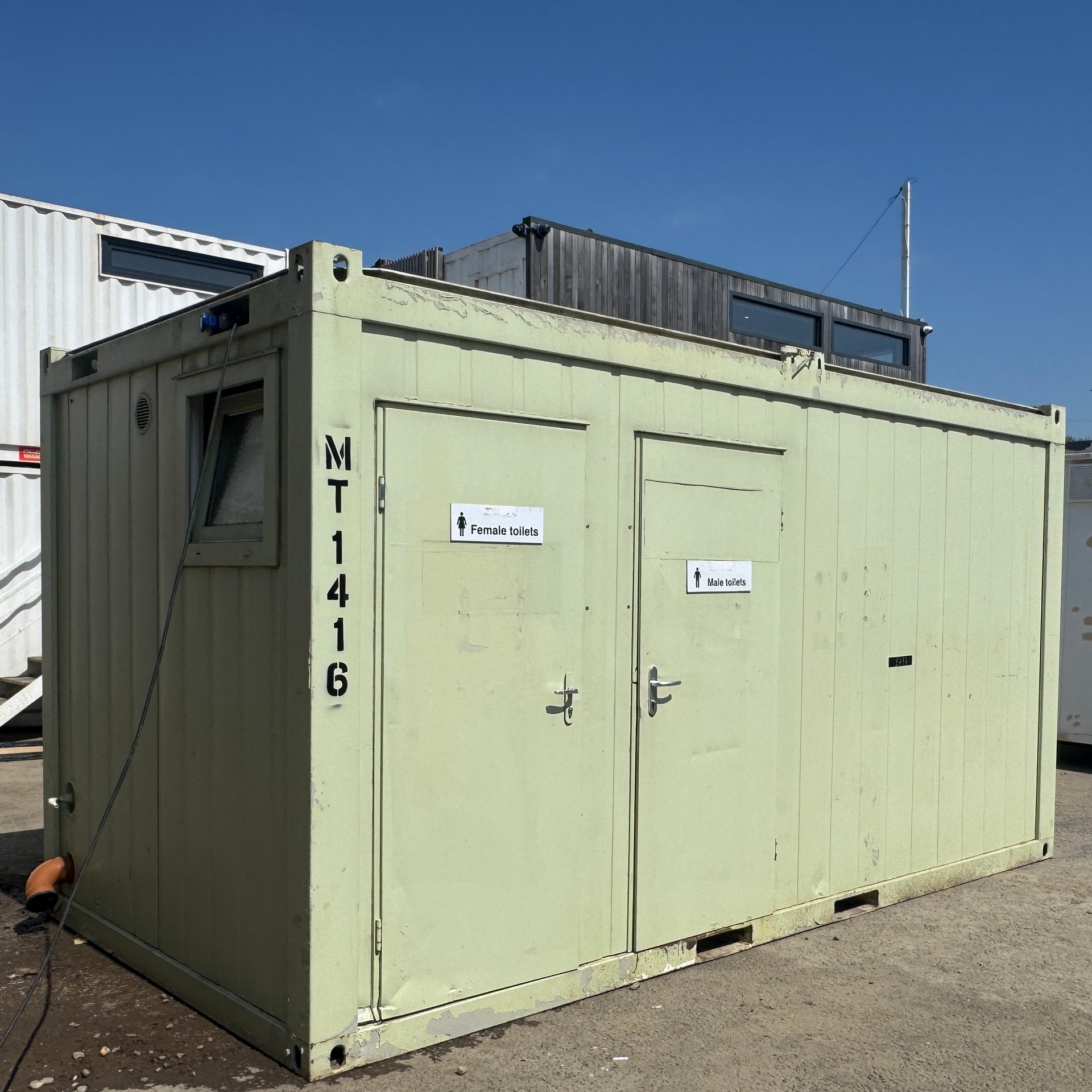 16 x 8 ft | 3 + 1 Toilet Block | Portable Building | Site Accommodation | Reduced | No 1797
