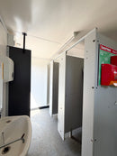16x9ft | 3 + 1 Toilet Block | Portable Building | Site Accommodation | Reduced | No 1170