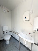 16x9ft | 3 + 1 Toilet Block | Portable Building | Site Accommodation | Reduced | No 1691