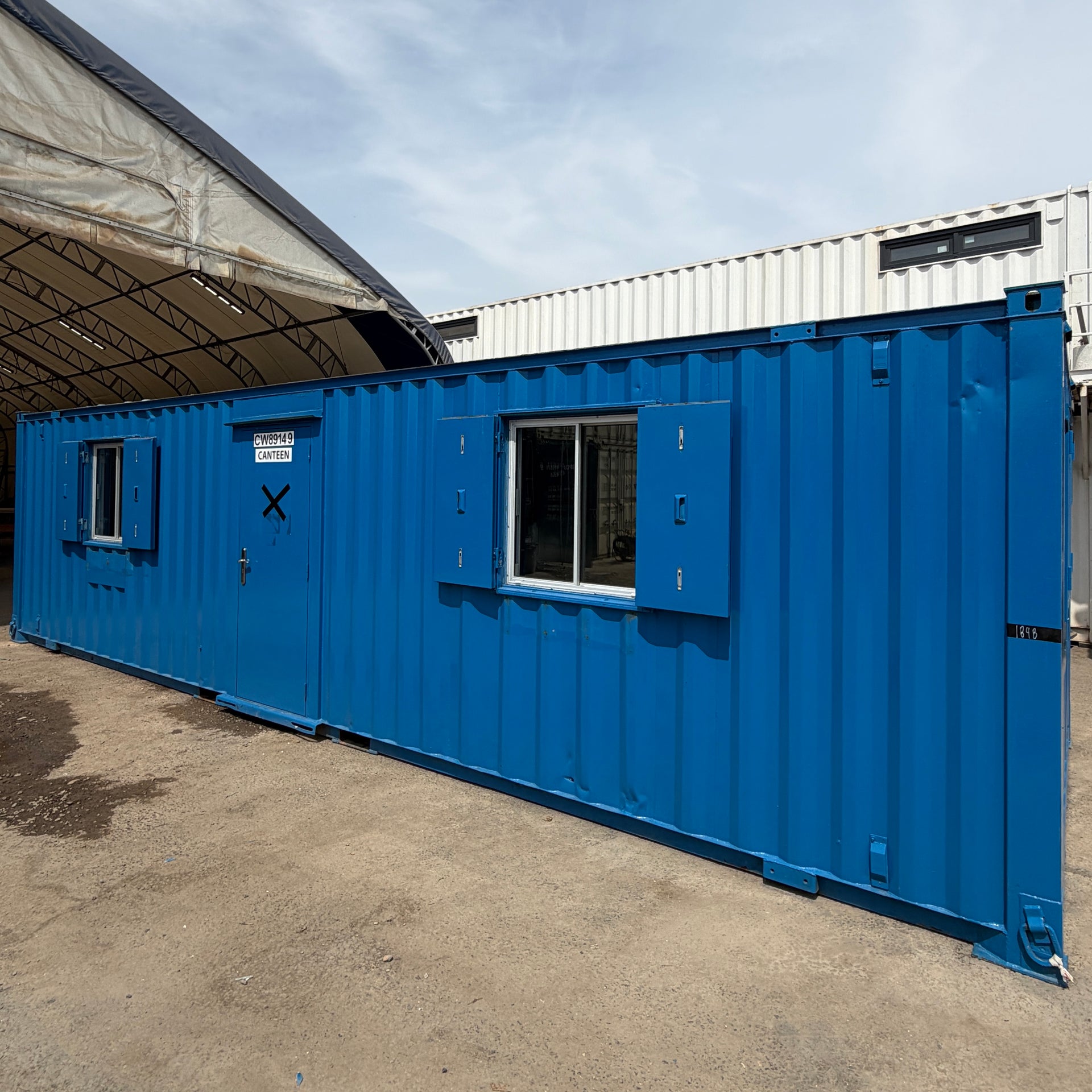32x10ft | Canteen / Office | Building Site Accommodation | Portable Anti-Vandal | Reduced | No 1848