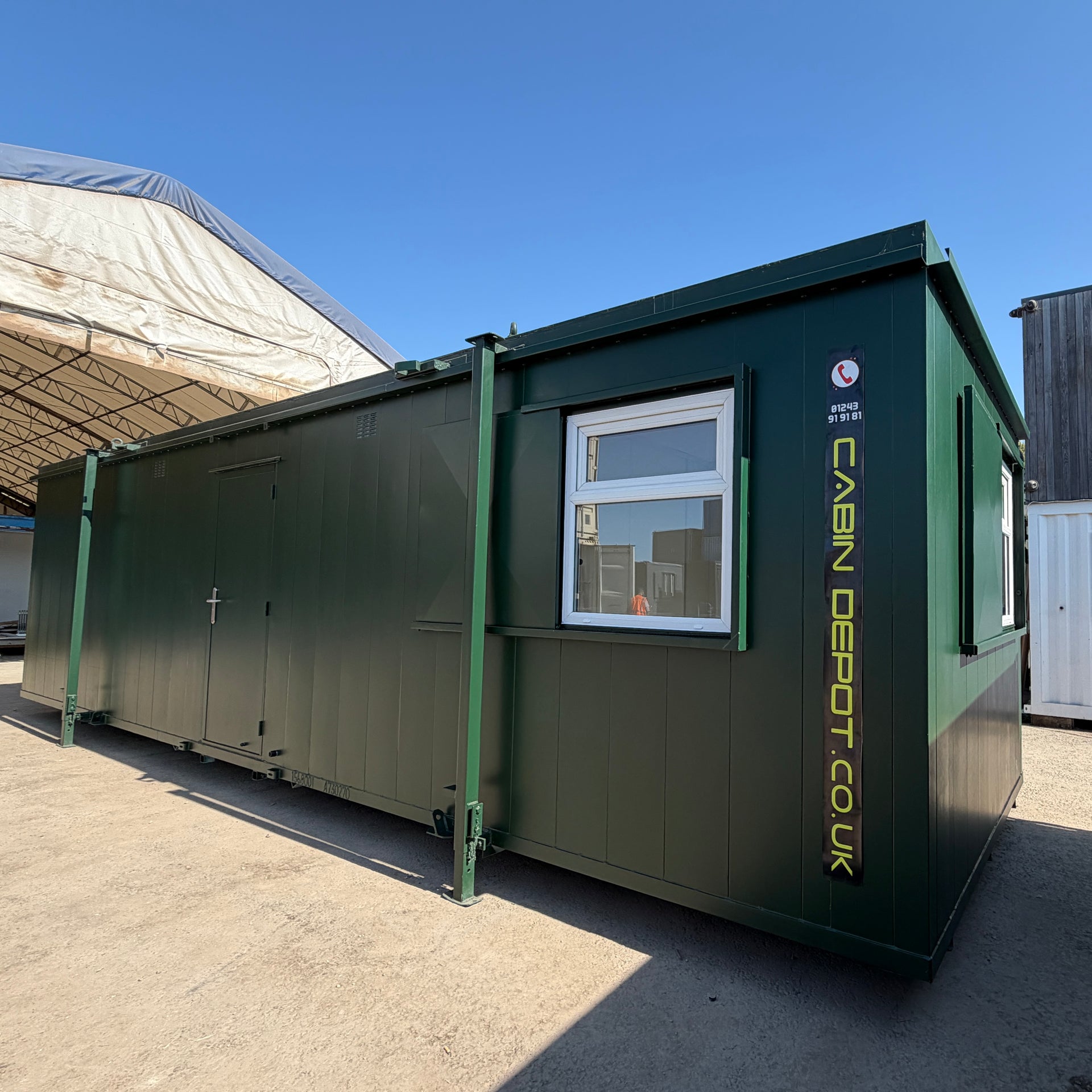32x10ft Custom Cabin | Canteen / Office / Drying Room / WC / Shower | Welfare Unit | No 1719