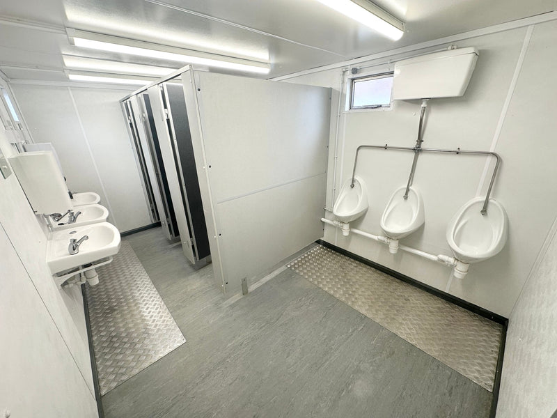 3+1 Toilet Block | 16 x 9 Ft | Anti-Vandal | Portable Toilet Block | No 1475