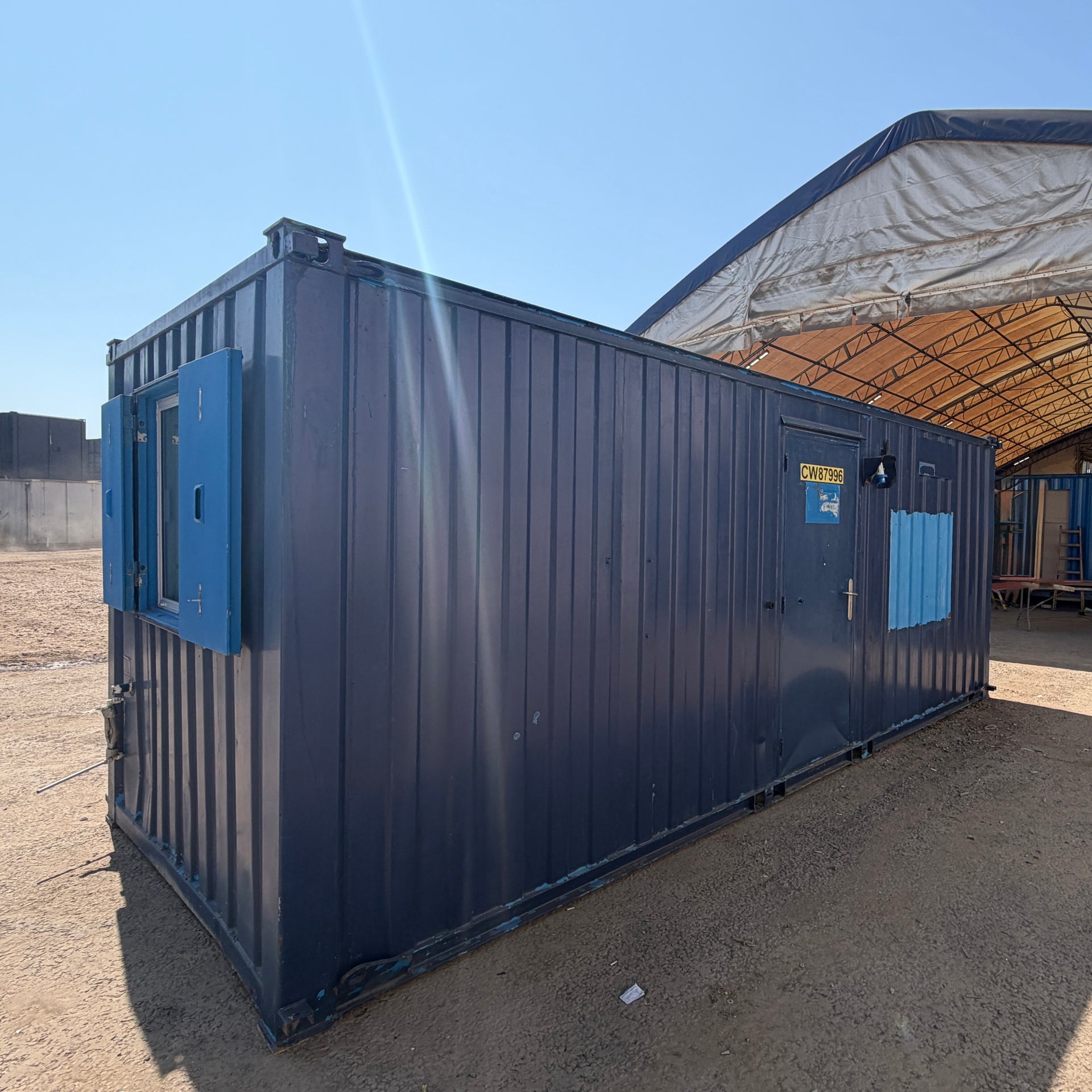 21x8ft | Canteen / Office | Building Site Accommodation | Portable Anti-Vandal | Reduced | No 1856
