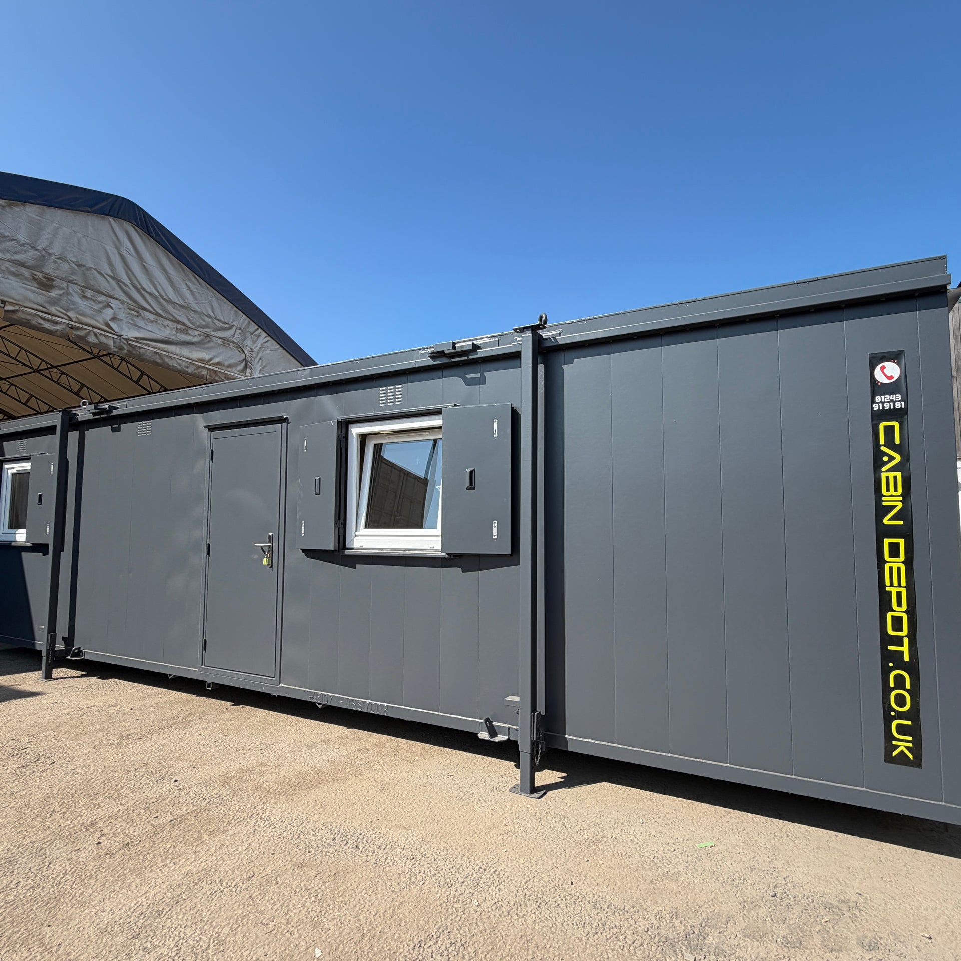32x10ft Custom Cabin | Canteen / Office | WC/Wash Room/Shower Room | Kitchenette | No 1777