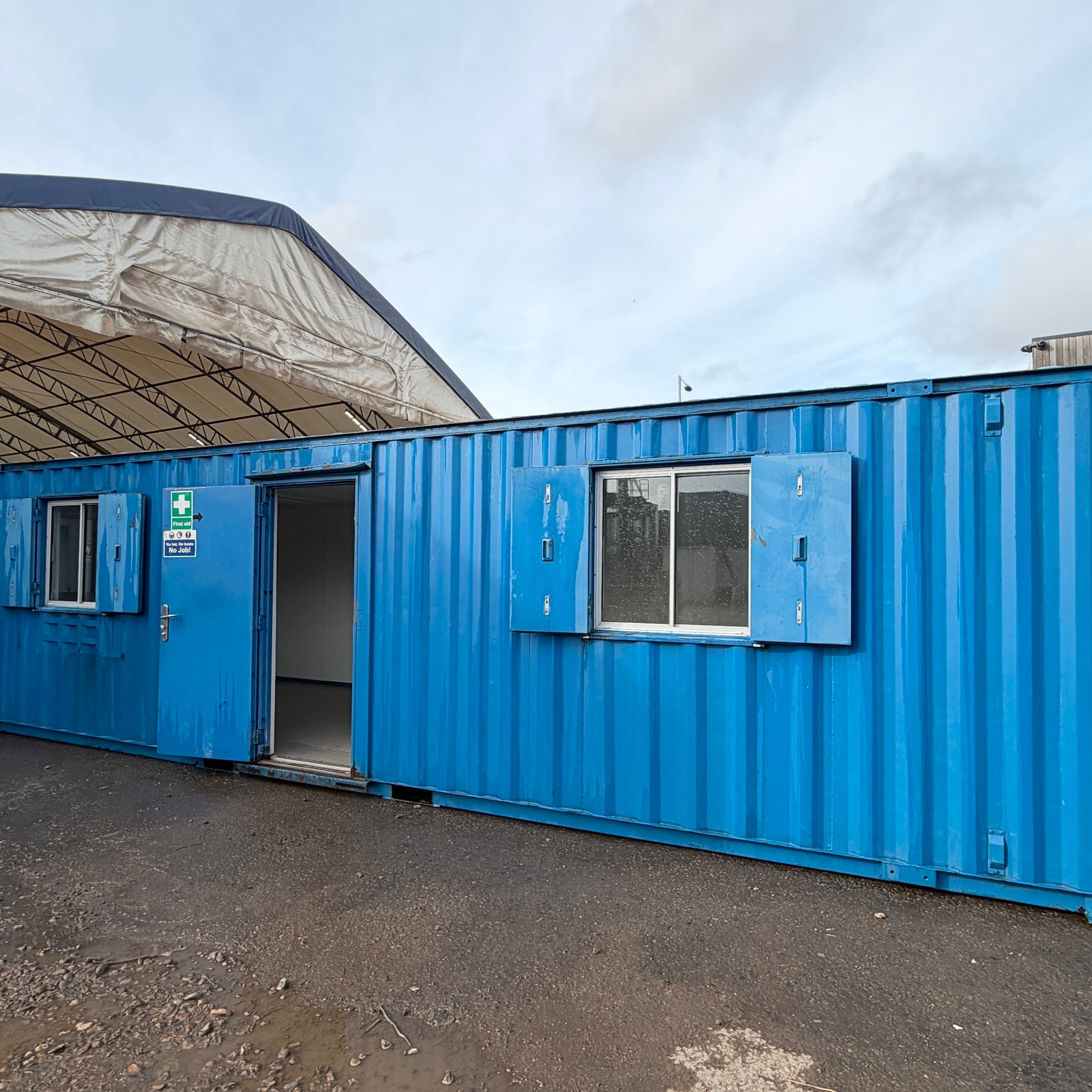 32x10ft | Canteen / Office | Building Site Accommodation | Portable Anti-Vandal | Reduced | No 1851