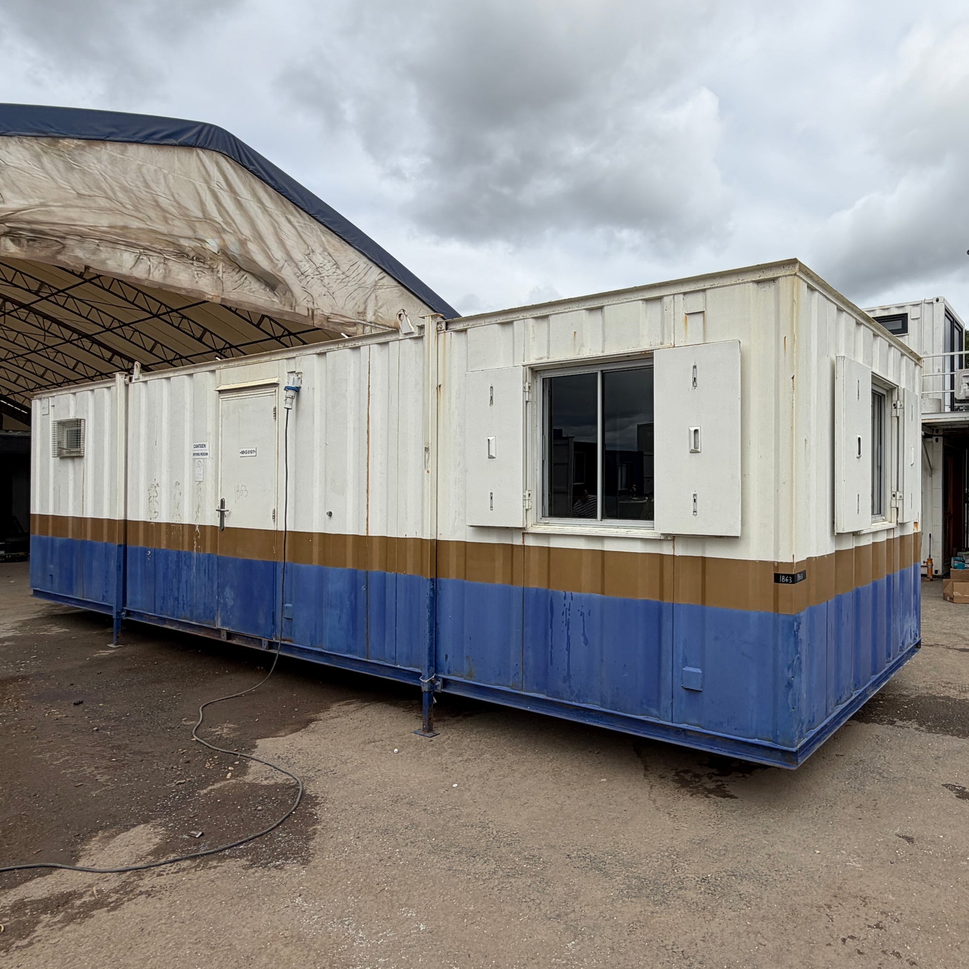 32x10ft | Canteen / Office / Drying Room | Building Site Accommodation | Portable Anti-Vandal | Reduced | No 1863