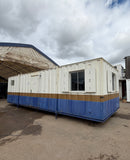 32x10ft | Canteen / Office / Drying Room | Building Site Accommodation | Portable Anti-Vandal | Reduced | No 1863