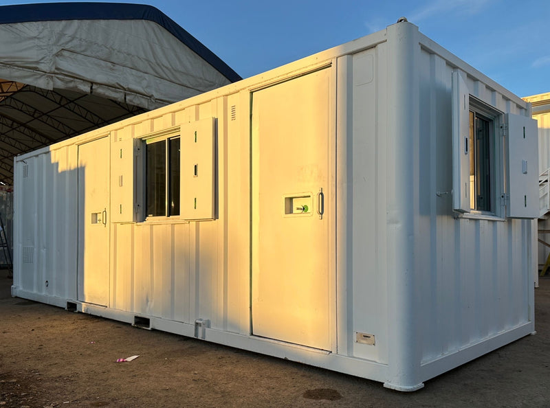 25x9ft | Static Welfare Unit | Office, Toilet, Canteen, Drying Room & Generator 6KVA | Welfare | Anti-Vandal | Building Site Accommodation | Portable Anti-Vandal | Reduced | No 1647