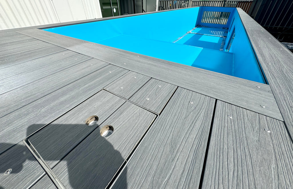 12M Container Swimming Pool | Portable Swimming Pool | Outdoor Pool | Endless Pool with Swim Jets