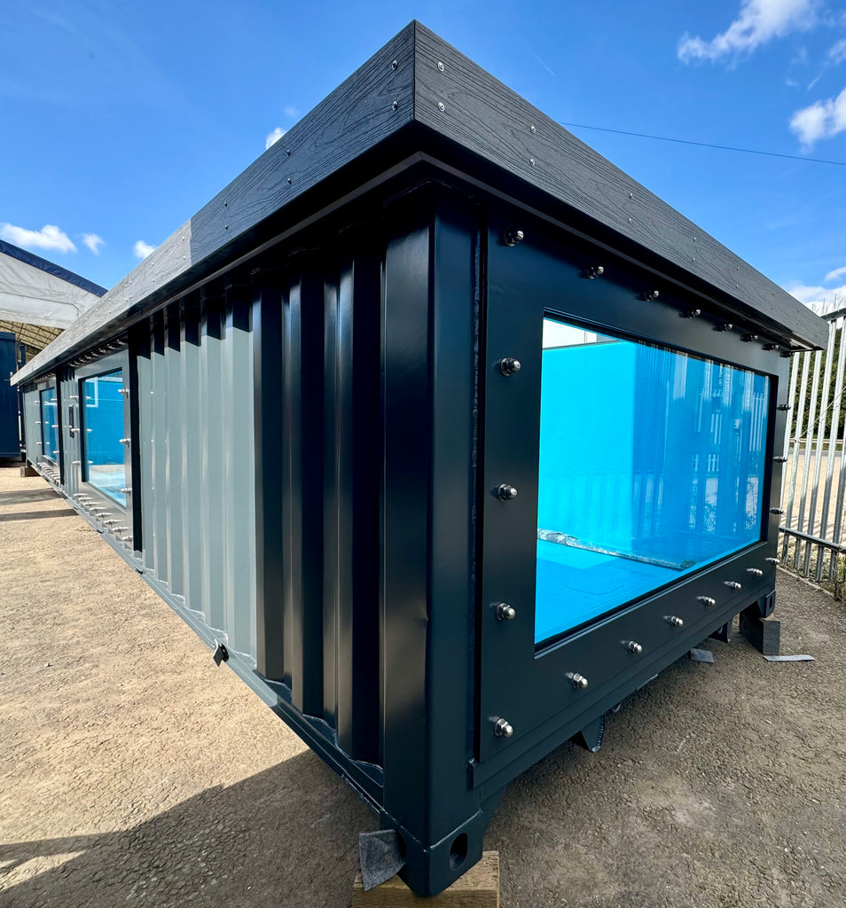 12M Container Swimming Pool | Portable Swimming Pool | Outdoor Pool | Endless Pool with Swim Jets