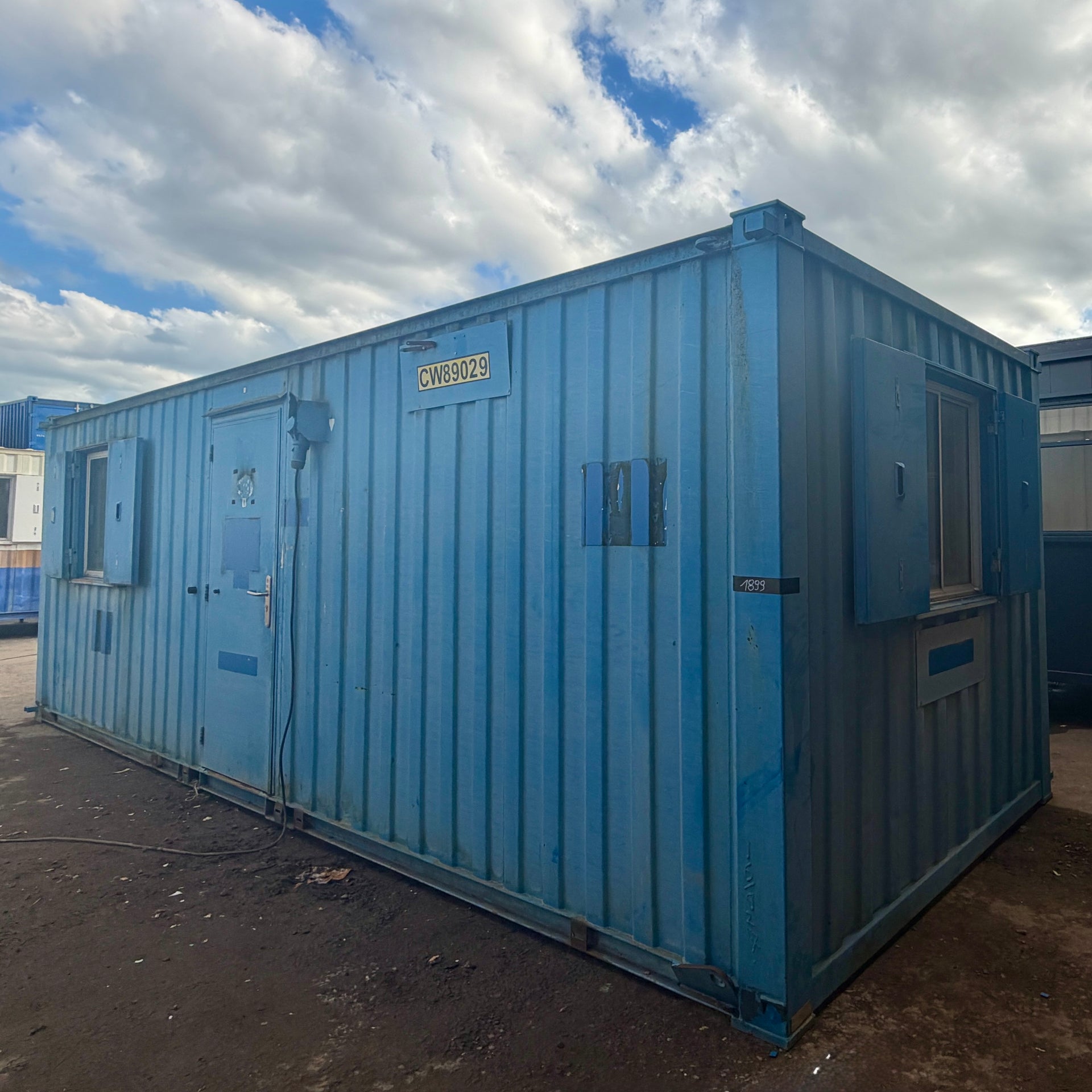 24x9ft | Canteen / Office | Building Site Accommodation | Portable Anti-Vandal | Reduced | No 1899