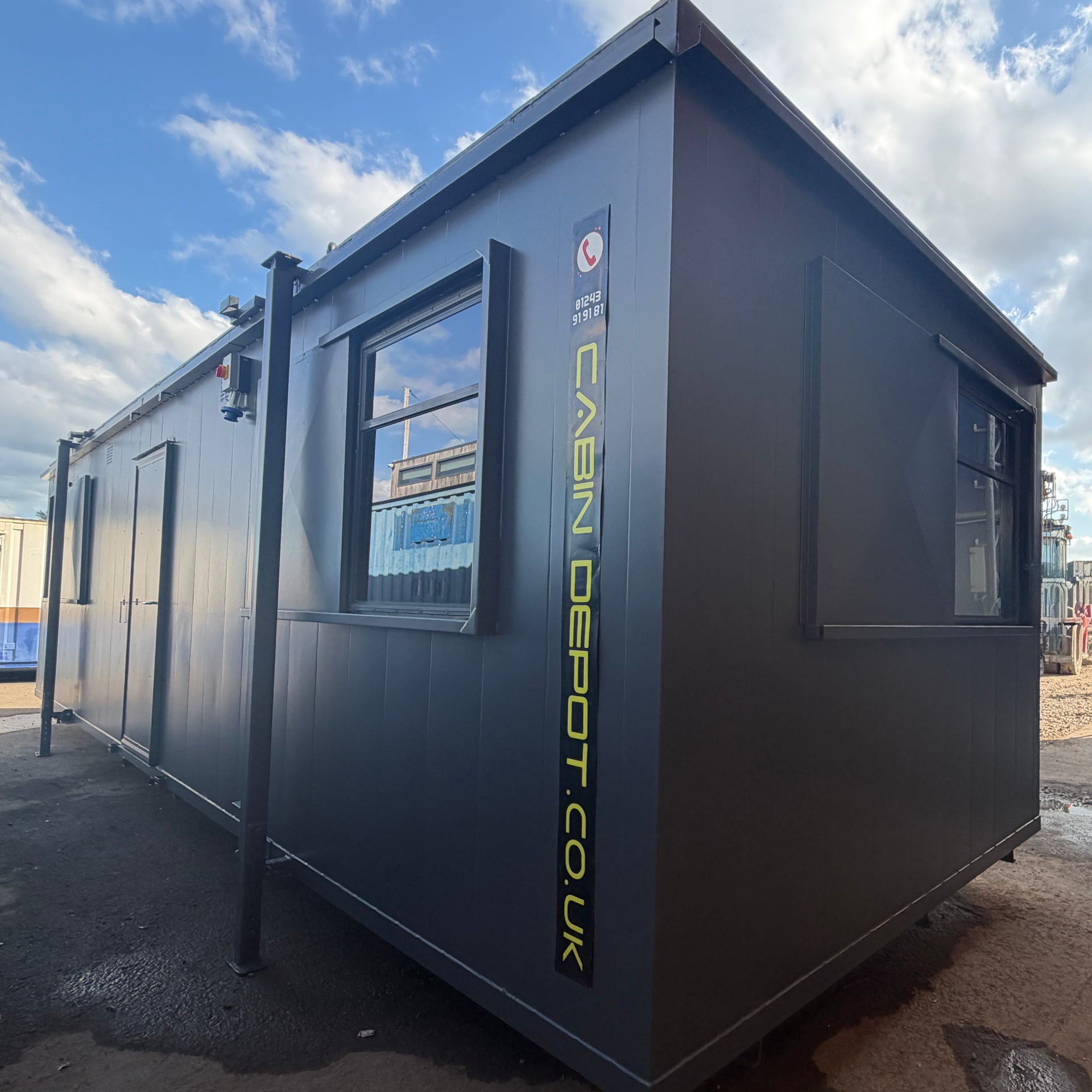 32x10 ft | Portable building | 2 Rooms | Anti-Vandal Portable Cabin | Office / Canteen | No 1900