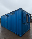 21x8ft | 2 Rooms | Canteen & Office | Building Site Accommodation | Portable Anti-Vandal | Reduced | No 1898