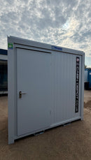 NEW 1 Toilet & 1 Shower Block | 8x5 Ft | Portable Containex Unit | GREY 1 Door | No 855 LG2
