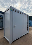 NEW 1 Toilet & 1 Shower Block | 8x5 Ft | Portable Containex Unit | GREY 1 Door | No 855 LG2