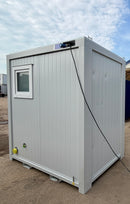 NEW 1 Toilet & 1 Shower Block | 8x5 Ft | Portable Containex Unit | GREY 1 Door | No 855 LG2
