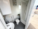 NEW 1 Toilet & 1 Shower Block | 8x5 Ft | Portable Containex Unit | GREY 1 Door | No 855 LG2