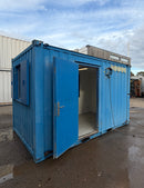 12 x 8 ft | Canteen / Office | Building Site Accommodation | Portable Anti-Vandal Cabin | Reduced | No 1875