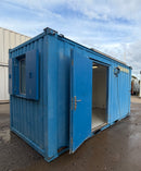 12 x 8 ft | Canteen / Office | Building Site Accommodation | Portable Anti-Vandal Cabin | Reduced | No 1875
