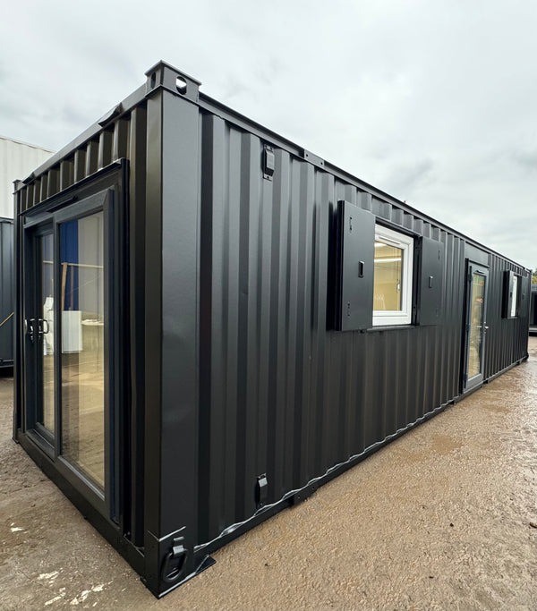 32x10ft | CUSTOM Cabin | Office / Canteen | Sliding Door | Portable Building | No 1120