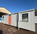 32x10ft | Canteen / Office | 2 Rooms | Building Site Accommodation | Portable Anti-Vandal | Reduced | No 1920