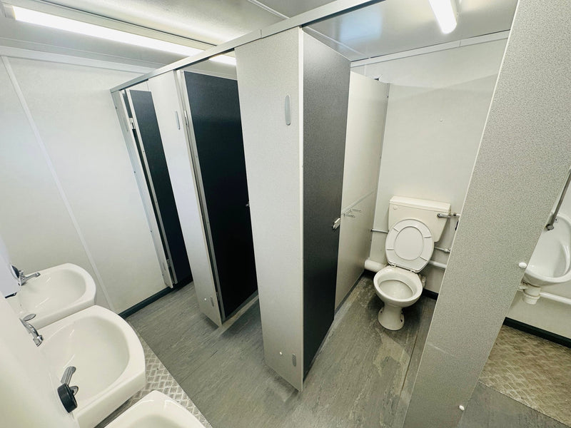 3+1 Toilet Block | 16 x 9 Ft | Anti-Vandal | Portable Toilet Block | No 1475