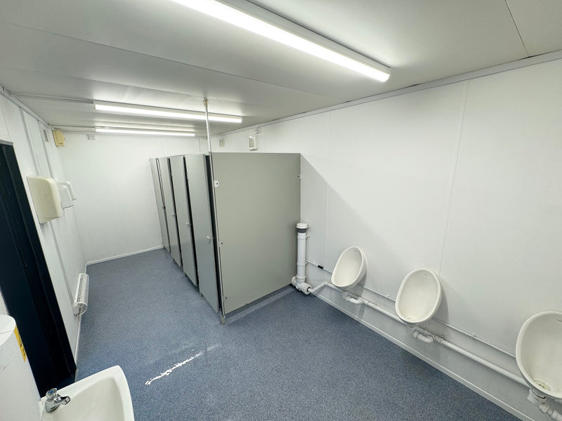 24x9ft | 4+1 Toilet Block | Anti-Vandal | Portable | Site Accommodation | No 768